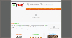 Desktop Screenshot of gkrcups.com